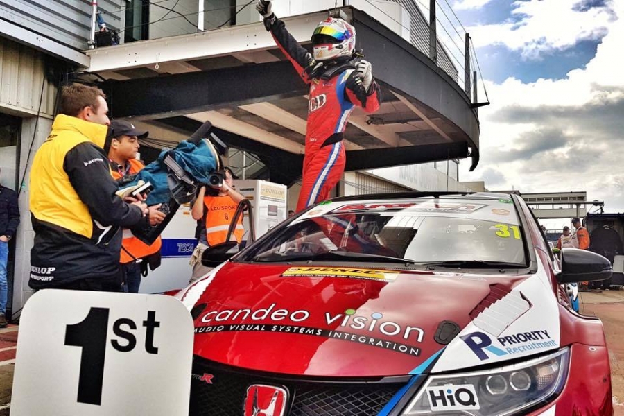 Priority Sponsors Jack Groff at the BTCC 2017