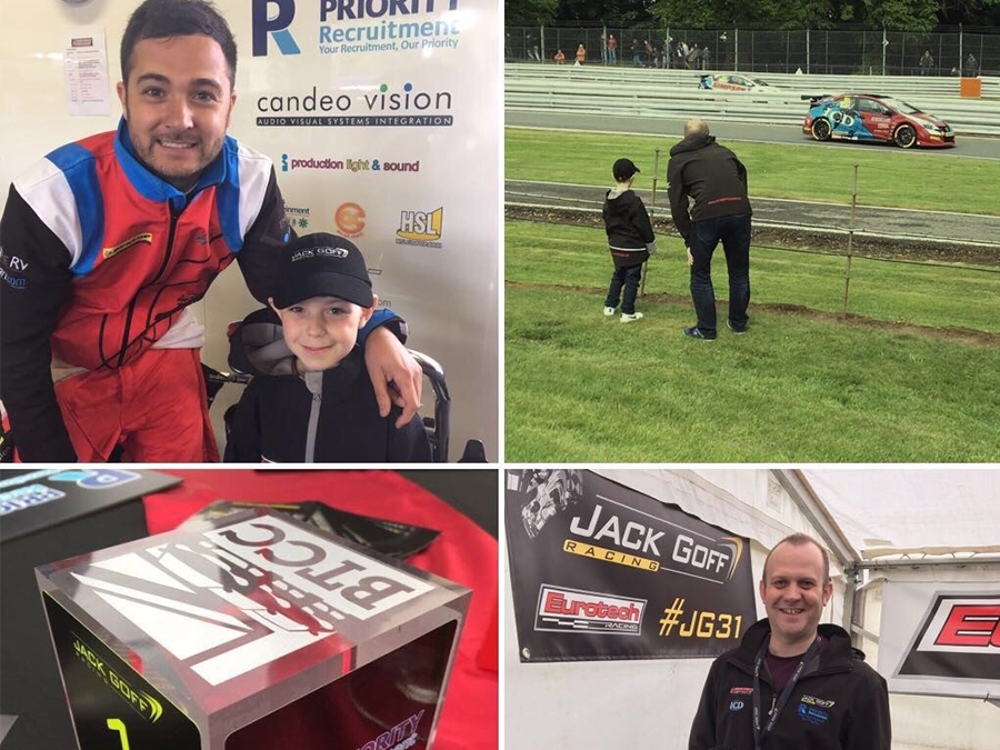 Priority Team Visits Eurotech BTCC Team at Oulton Park